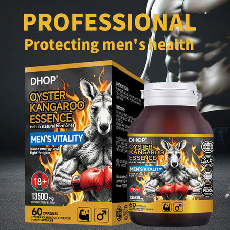 DHOP Oyster Kangaroo Essence Capsule | Ignite Your Peak Masculinity and Reclaim Your Primal Power Starting Today