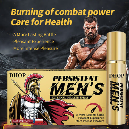 DHOP Persistent Men's External Delay Spray | Master Your Performance and Last 5x Longer Starting Tonight