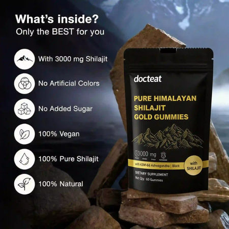 Docteat Shilajit Get Rock-Hard and Last 3X Longer in Under 5Minutes!