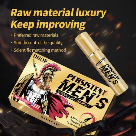 DHOP Persistent Men's External Delay Spray | Master Your Performance and Last 5x Longer Starting Tonight
