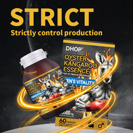 DHOP Oyster Kangaroo Essence Capsule | Ignite Your Peak Masculinity and Reclaim Your Primal Power Starting Today